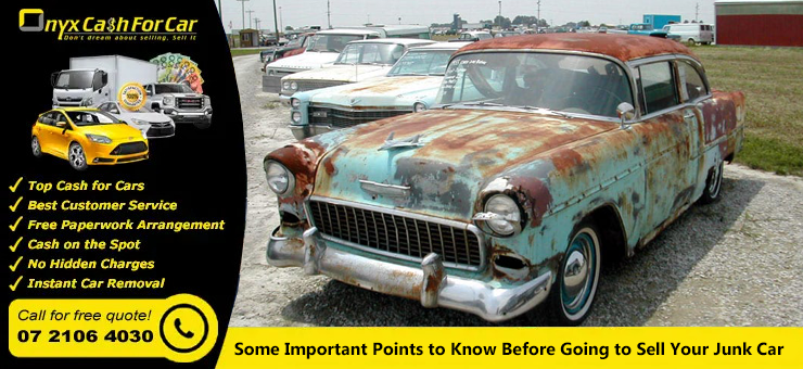Some Important Points to Know Before Going to Sell Your Junk Car
