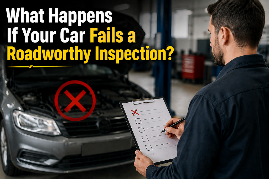 Car fails a roadworthy inspection